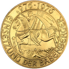 AUSTRIA, 1000 Schilling, 1976, KM #2933, MS(60-62), Gold, 27, 13.50