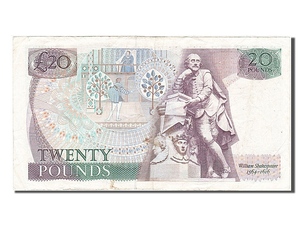 Banconote, Gran Bretagna, 20 Pounds, 1984, BB