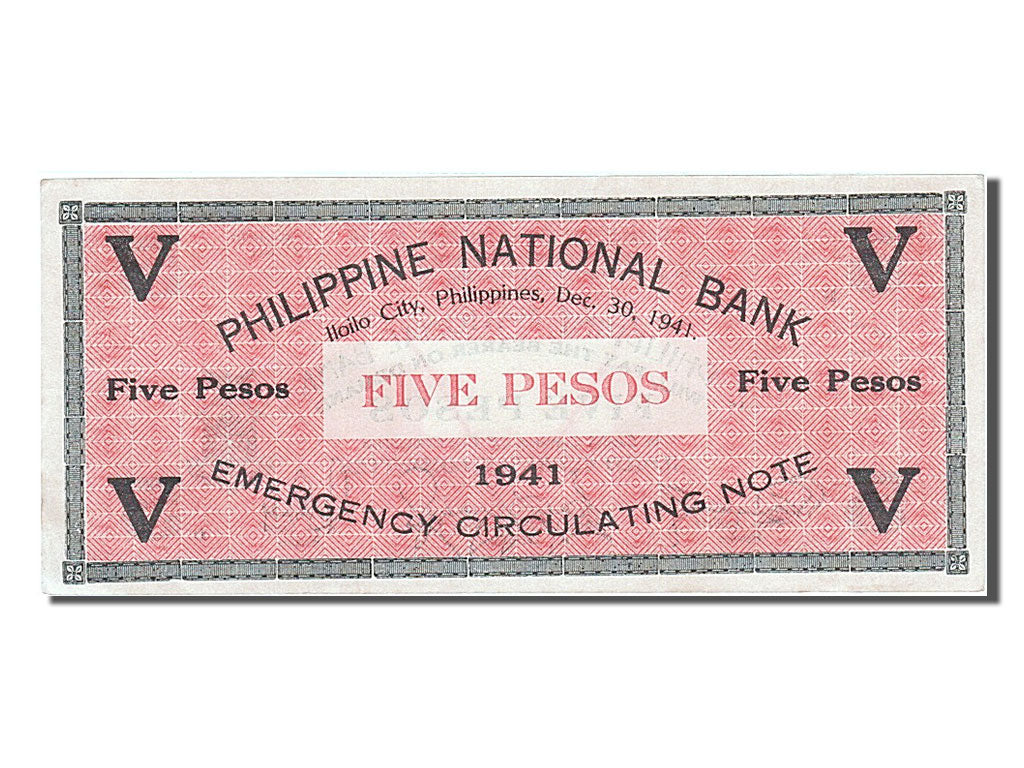 Filippine, 5 Pesos, 1941, SPL