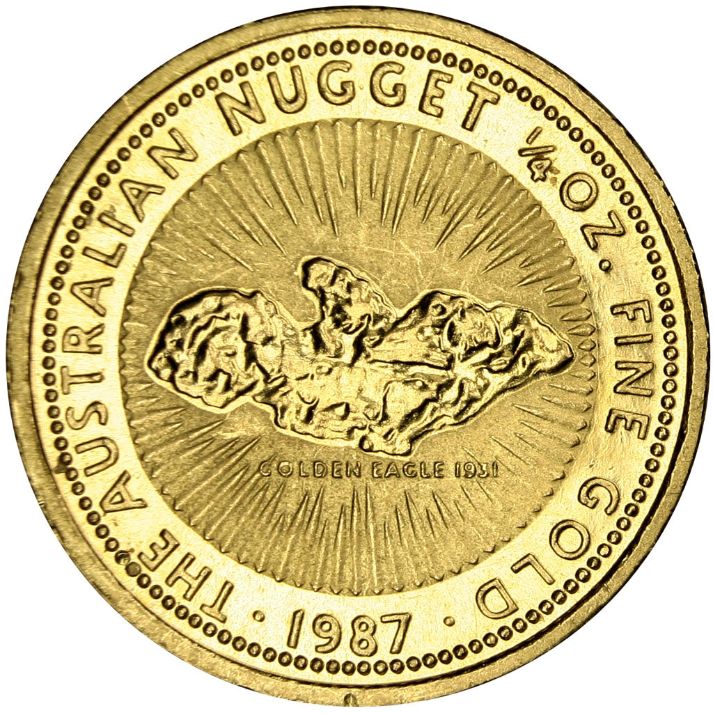 AUSTRALIA, 25 Dollars, 1987, Perth, KM #90, MS(60-62), Gold, 7.75