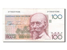 Banknote, Belgium, 100 Francs, 1982, AU(55-58)