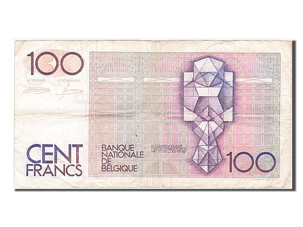 Banknote, Belgium, 100 Francs, 1982, VF(30-35)