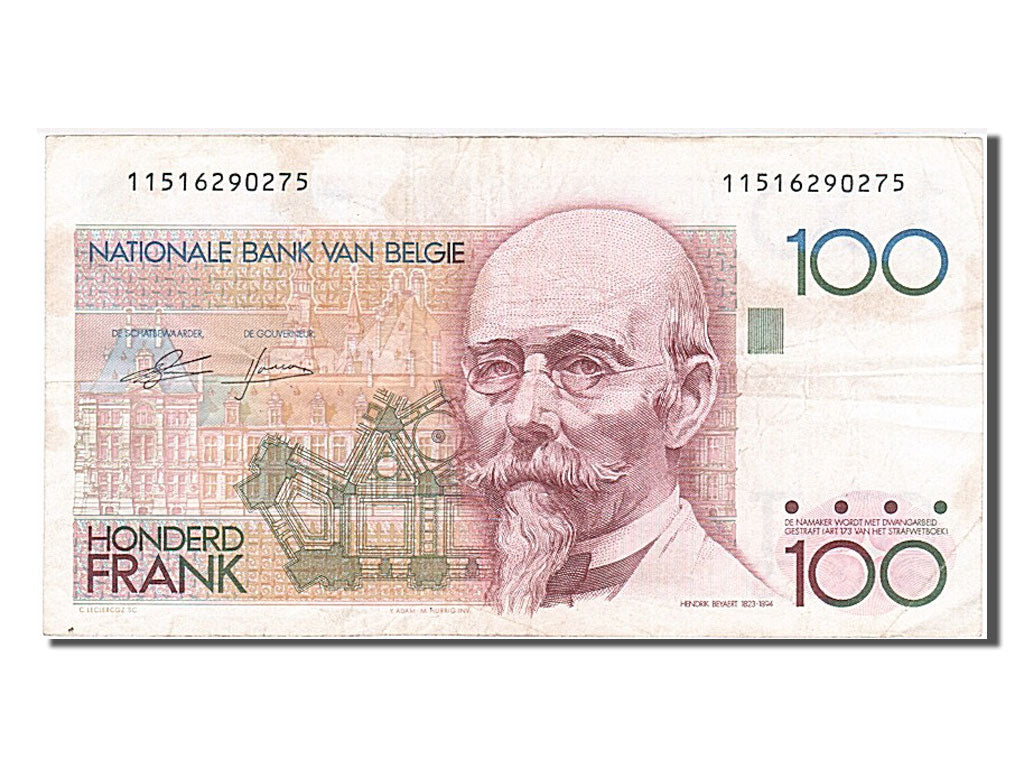 Banknote, Belgium, 100 Francs, 1982, VF(30-35)