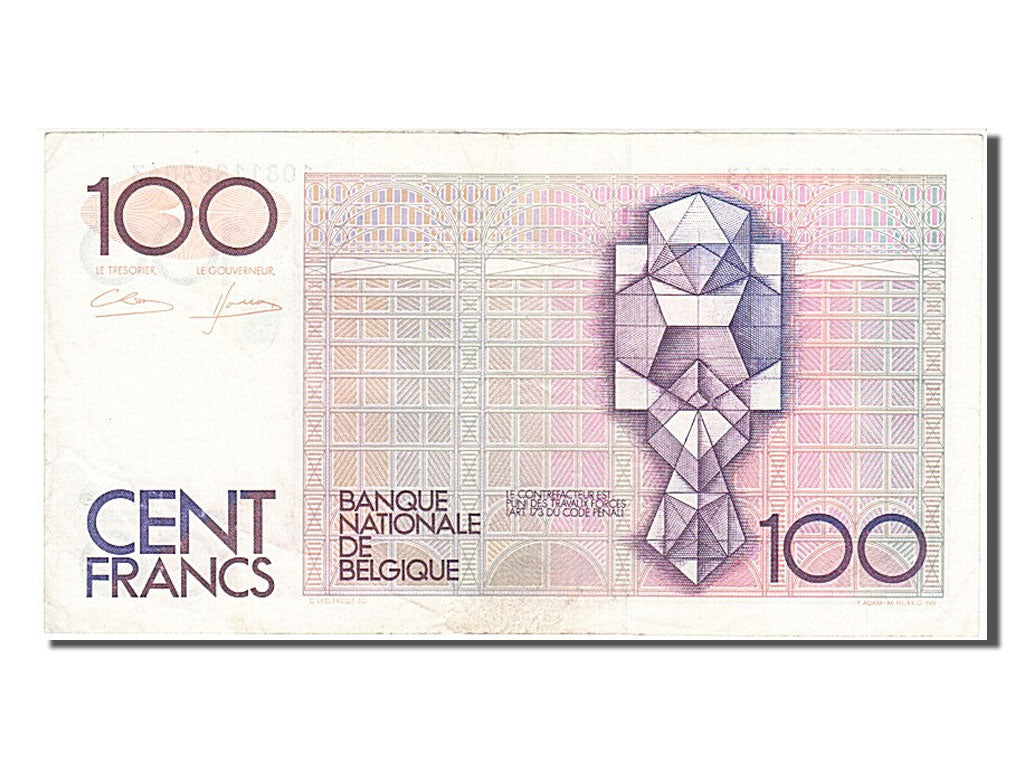 Banknote, Belgium, 100 Francs, 1982, AU(50-53)