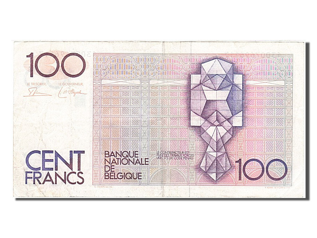 Banknote, Belgium, 100 Francs, 1978, EF(40-45)