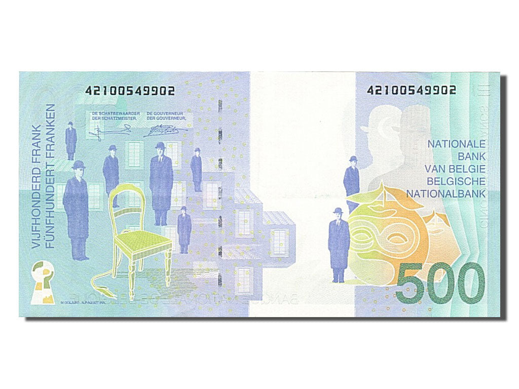 Belgium, 500 Francs, 1998, KM #149, AU(55-58), 42100549902