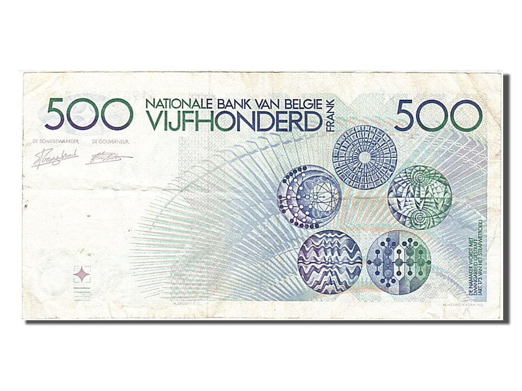 Belgium, 500 Francs, 1982, KM #143a, VF(30-35), 41907285867