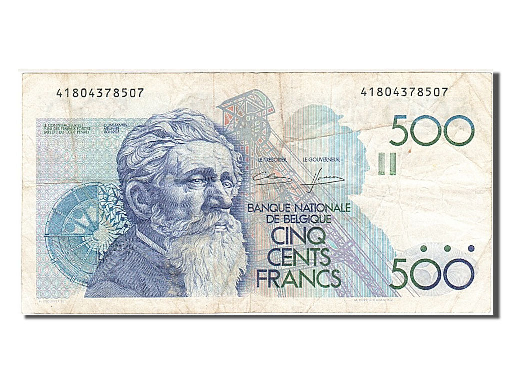 Belgium, 500 Francs, 1982, KM #143a, VF(20-25), 41804378507