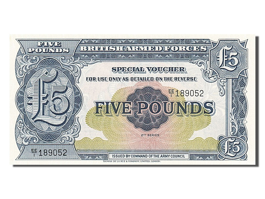 Great Britain, 5 Pounds, 1958, KM #M23, UNC(65-70), EE/1189052