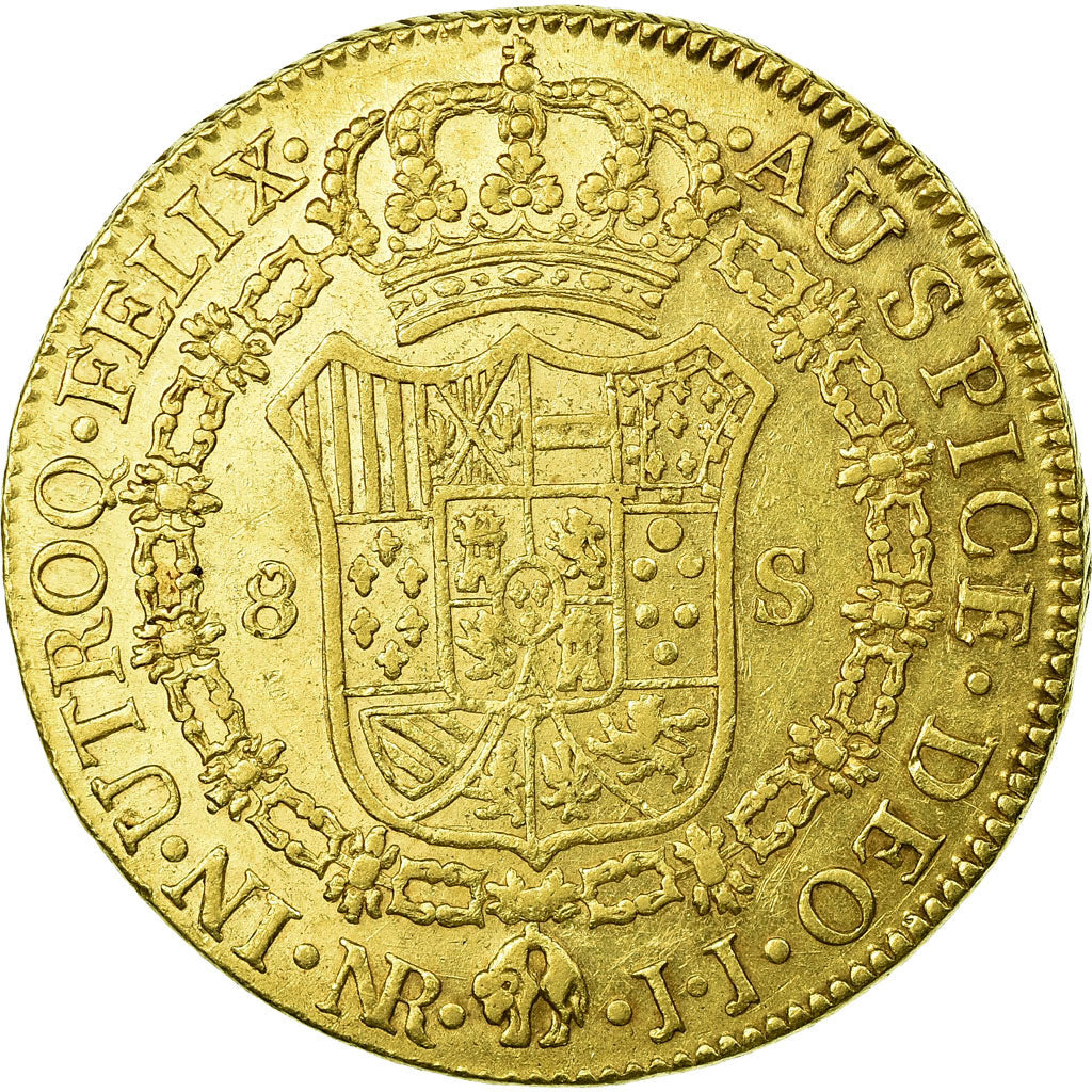 Monnaie, Colombie, Charles IV, 8 Escudos, 1806, Nuevo Reino, TTB+, Or, KM:62.1