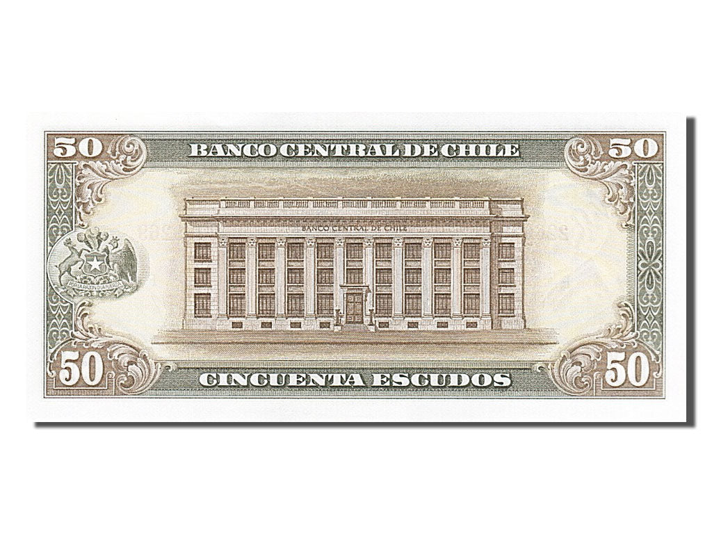 Billete, 50 Escudos, Chile, UNC