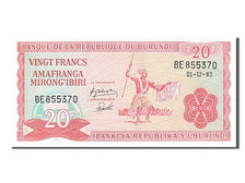 Burundi, 20 Francs, 1983, KM #27b, 1983-12-01, UNC(65-70), BE855370