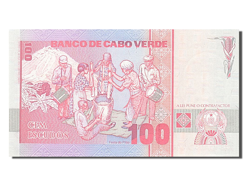 Cape Verde, 100 Escudos, 1989, KM #57a, 1989-01-20, UNC(65-70), CX044601