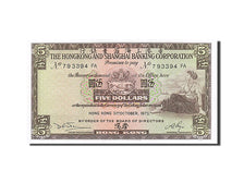 Hong Kong, 5 Dollars, 1973, KM #181f, 1973-10-31, UNC(65-70), 793394 FA