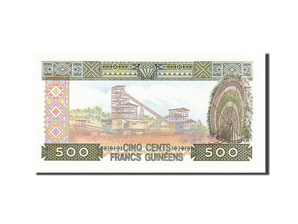 Banconote, Guinea, 500 Francs, 1985, FDS