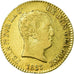 Munten, Spanje, Ferdinand VII, 80 Reales, 1823, Barcelona, ZF, Goud, KM:564.1