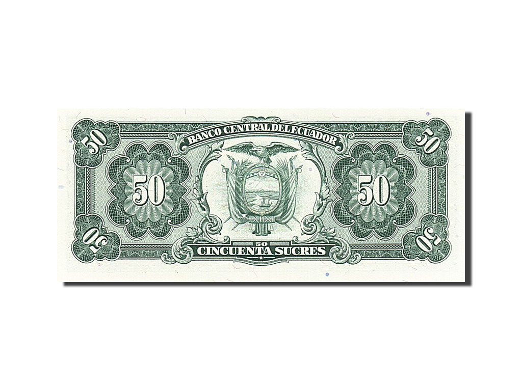 Banknote, Ecuador, 50 Sucres, 1988, 1988-11-22, UNC(65-70)