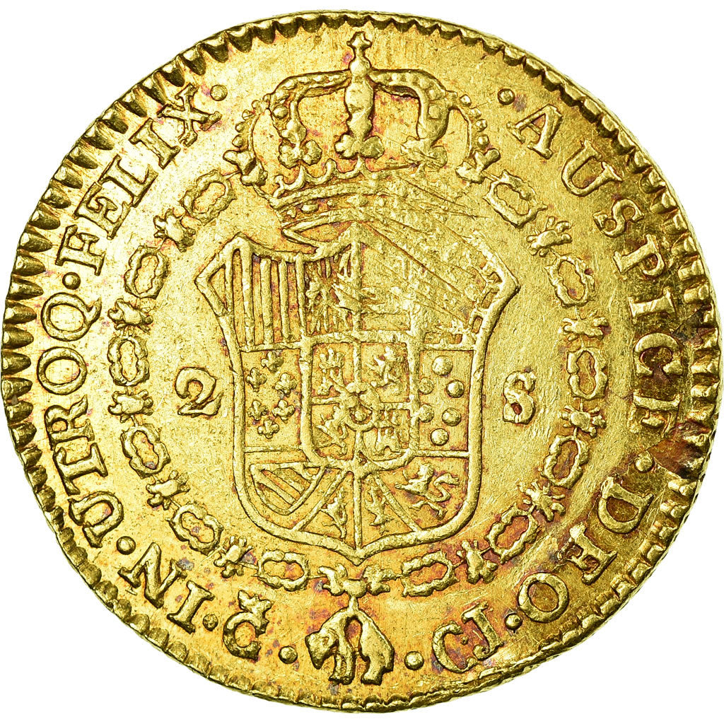 Coin, Spain, Ferdinand VII, 2 Escudos, 1813, Cadiz, EF(40-45), Gold, KM:468