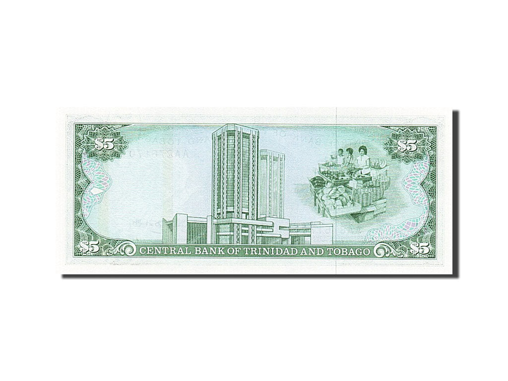 Trinidad and Tobago, 5 Dollars, 1985, UNC(65-70), AA876170