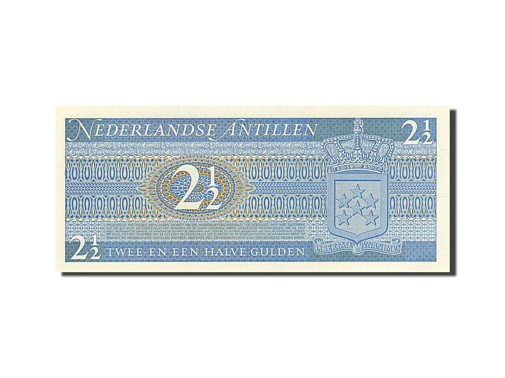 Banknote, Netherlands Antilles, 2 1/2 Gulden, 1970, 1970-09-08, UNC(65-70)