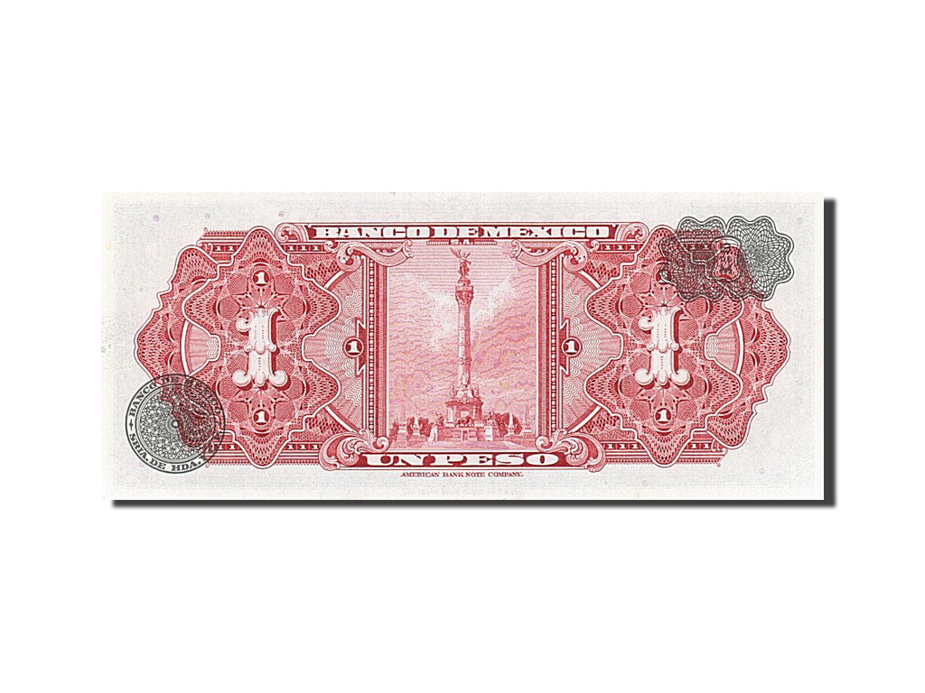 Mexico, 1 Peso, 1965, KM #59i, 1965-06-09, UNC(65-70), V245695