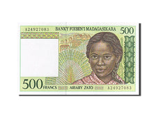 Banconote, Madagascar, 500 Francs = 100 Ariary, 1994, FDS