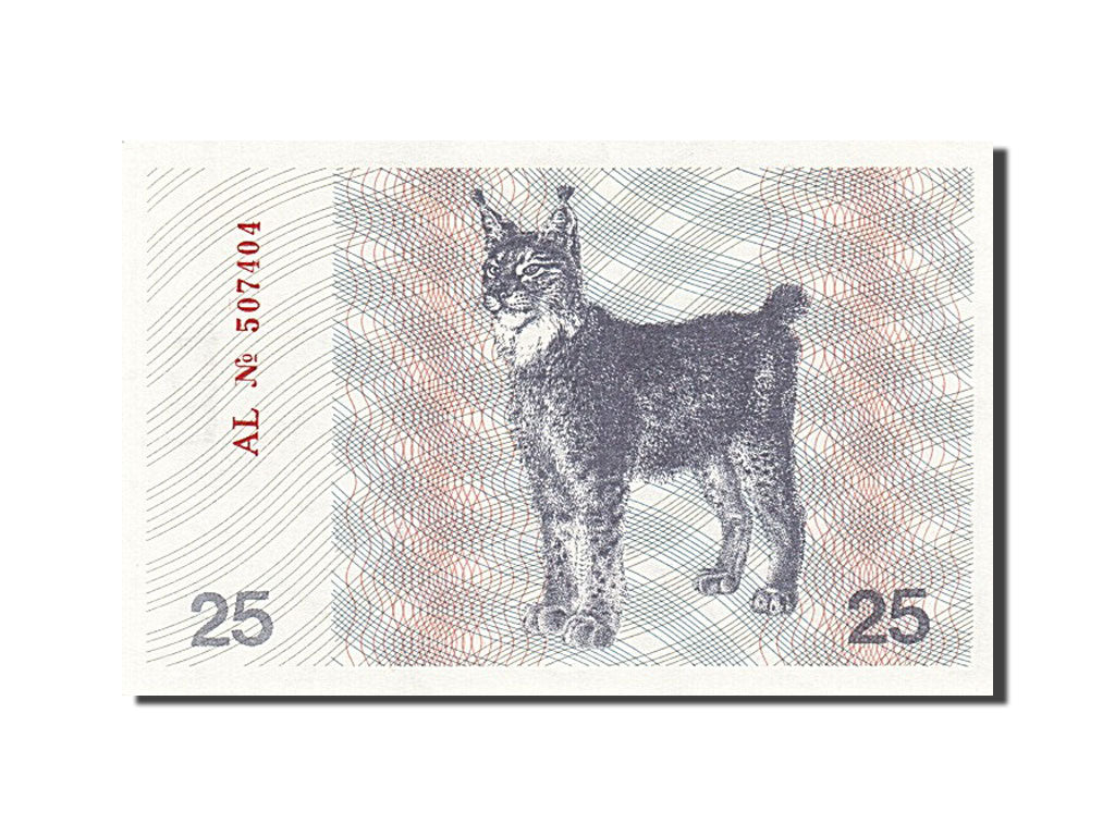 Lithuania, 25 (Talonas), 1991, KM #36b, UNC(65-70), AL 507404