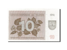 Geldschein, Lithuania, 10 (Talonas), 1991, UNZ