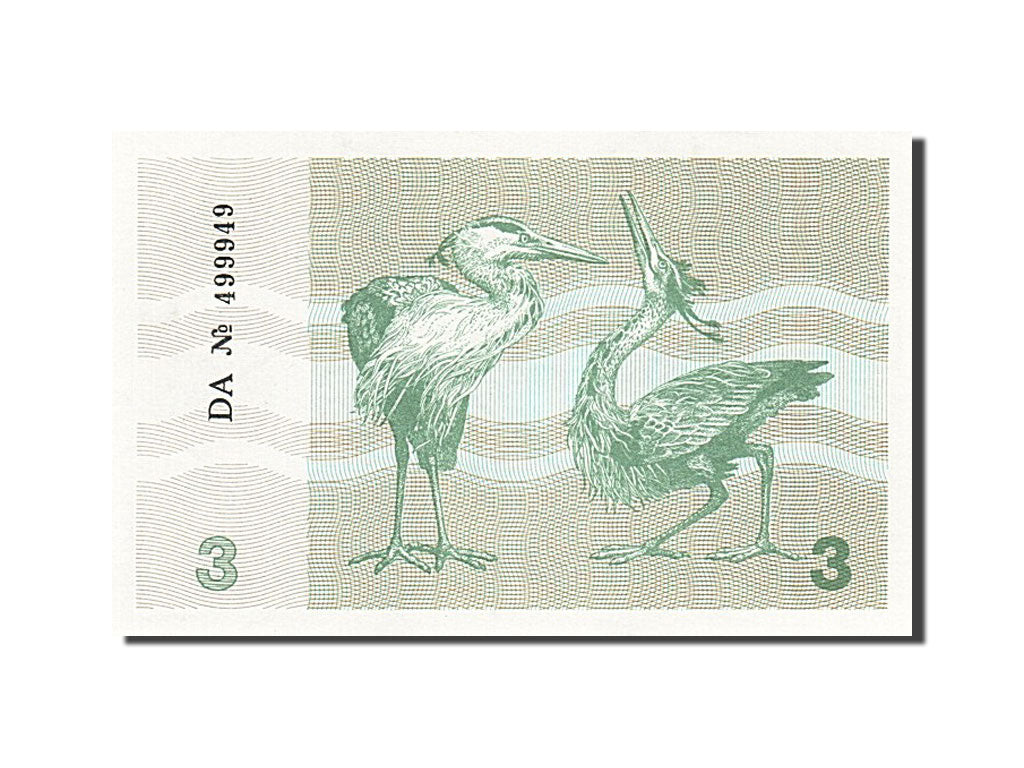 Banknote, Lithuania, 3 (Talonas), 1991, UNC(65-70)