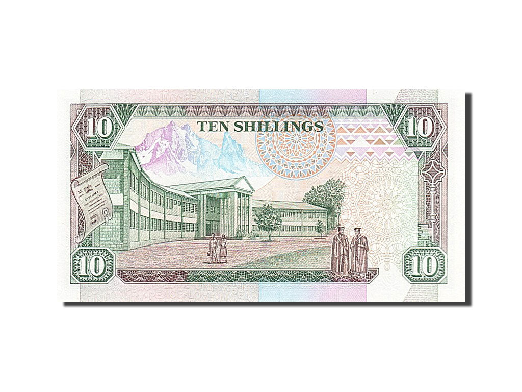 Banknote, Kenya, 10 Shillings, 1991, 1991-07-01, UNC(65-70)