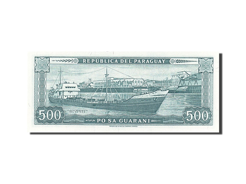 Banknote, Paraguay, 500 Guaranies, 1952, UNC(65-70)