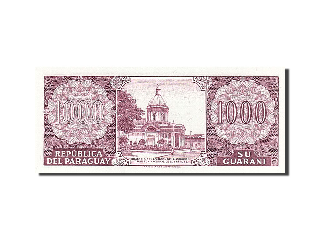 Banknote, Paraguay, 1000 Guaranies, 1952, UNC(65-70)