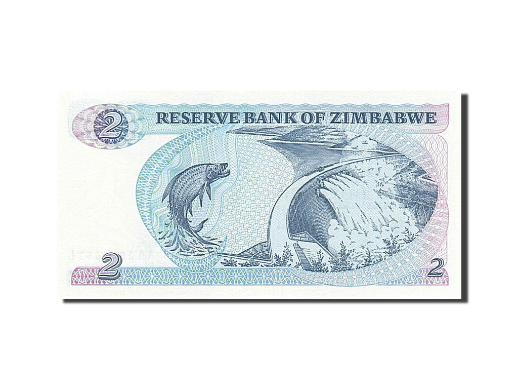 Zimbabwe, 2 Dollars, 1983, FDS