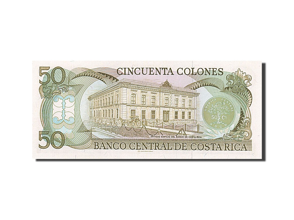 Billet, Costa Rica, 50 Colones, 1988, 1988-04-26, NEUF
