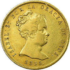Moneda, España, Isabel II, 80 Reales, 1836, Madrid, MBC, Oro, KM:577.2