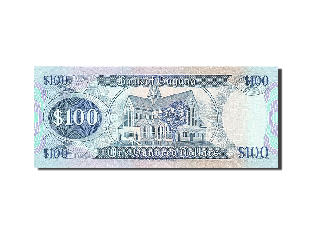Guyana, 100 Dollars, 1989, KM #28, UNC(65-70), A/11 310492
