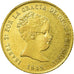 Moneda, España, Isabel II, 80 Reales, 1843, Madrid, MBC+, Oro, KM:578.2