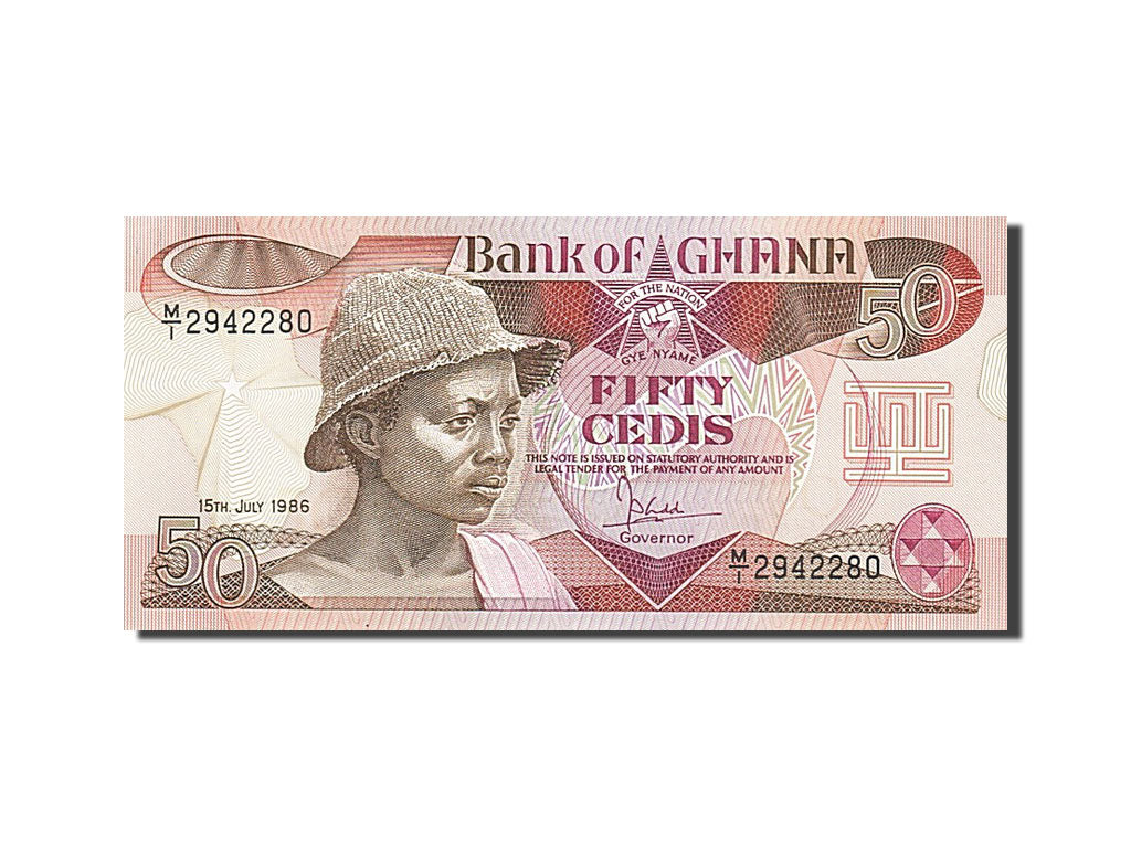 Ghana, 50 Cedis, type 1983-1991