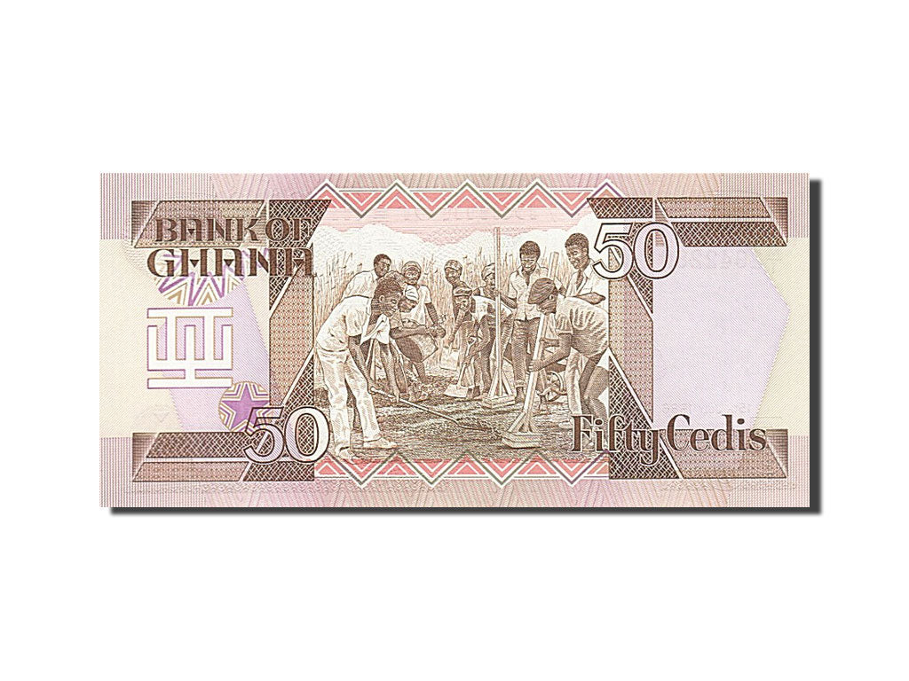 Ghana, 50 Cedis, type 1983-1991