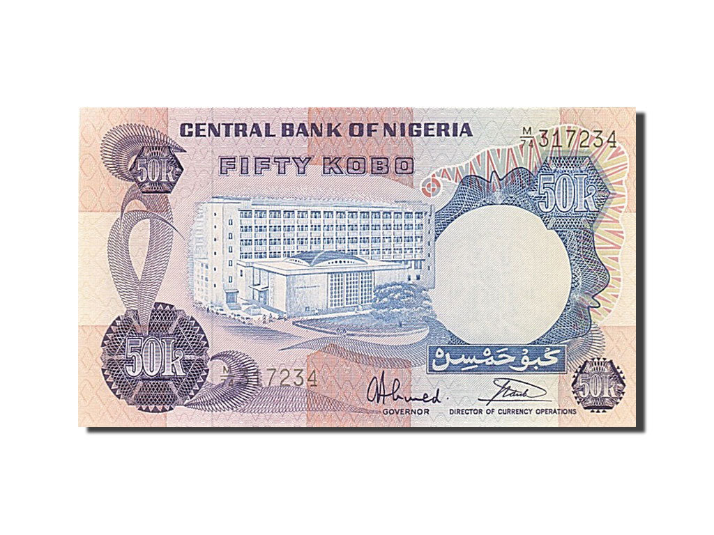 Nigeria, 50 Kobo, 1973, KM #14g, UNC(65-70), M/74 317234
