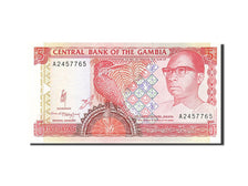 Gambia, 5 Dalasis, 1991, KM #12b, UNC(65-70), A2457765
