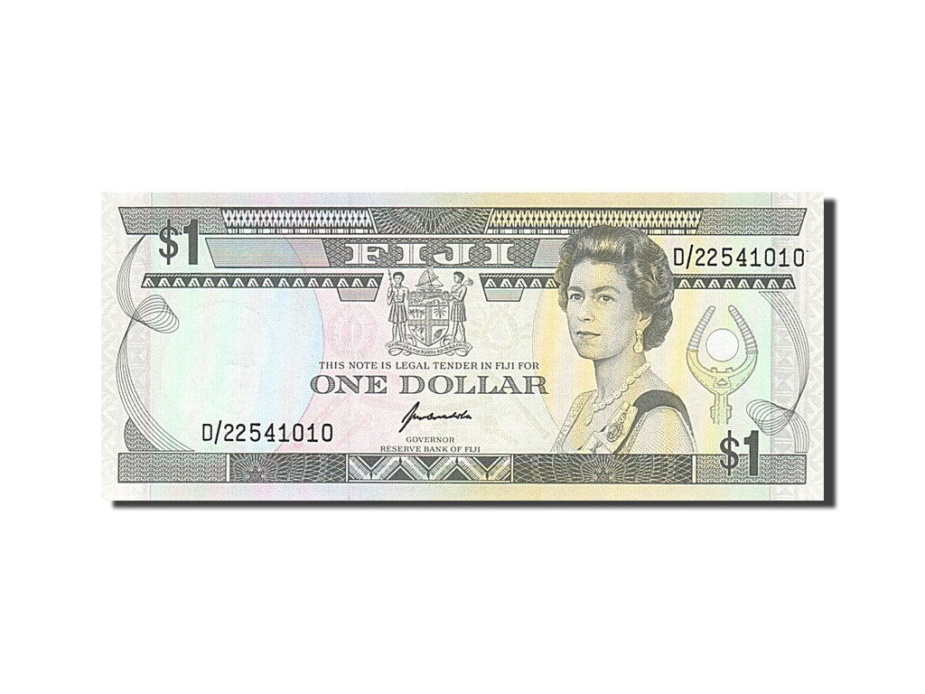 Fiji, 1 Dollar, 1987, KM #86a, UNC(65-70), D/22541010