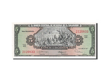 El Salvador, 5 Colones, 1980, KM #132A, 1980-06-19, UNC(65-70), 2120833