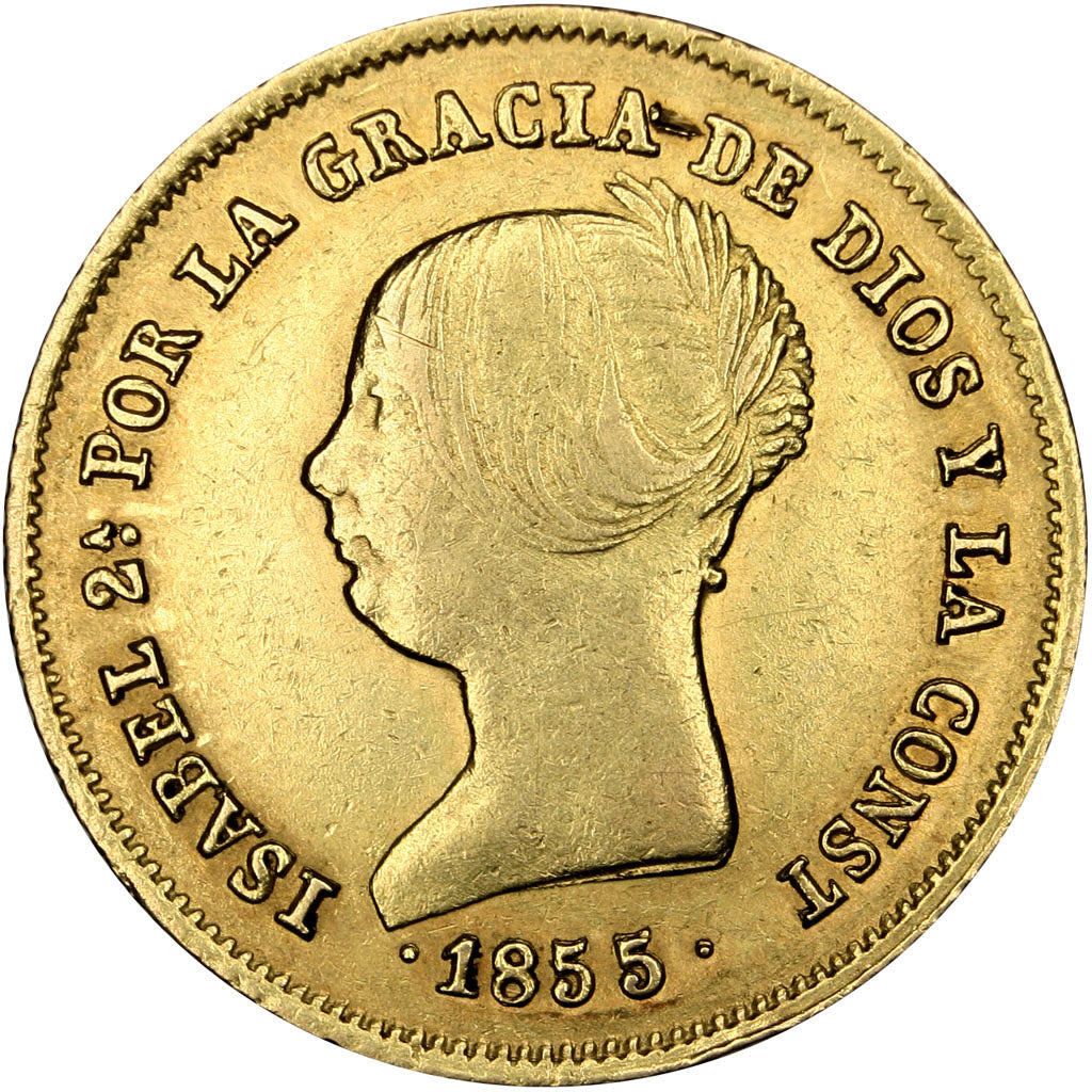Espagne, Isabelle II, 100 Réales