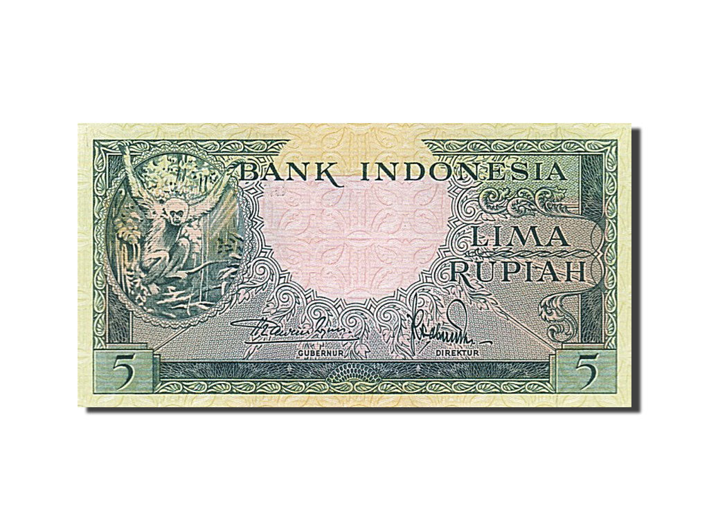 Indonesia, 5 Rupiah, 1957, KM #49a, UNC(65-70), 5ABV09393