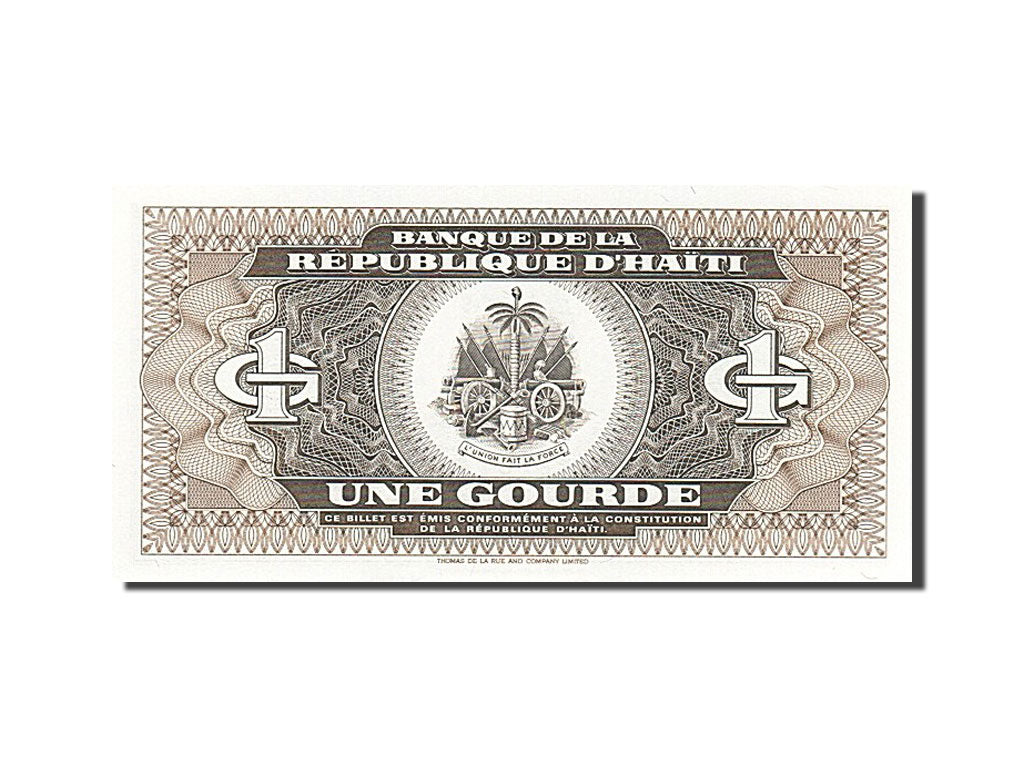 Billet, Haïti, 1 Gourde, 1992, NEUF