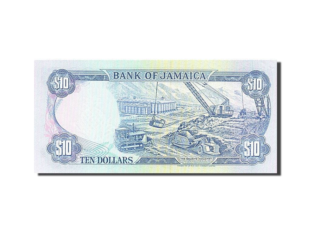 Jamaica, 10 Dollars, 1989, KM #71c, 1989-08-01, UNC(65-70), CH101105