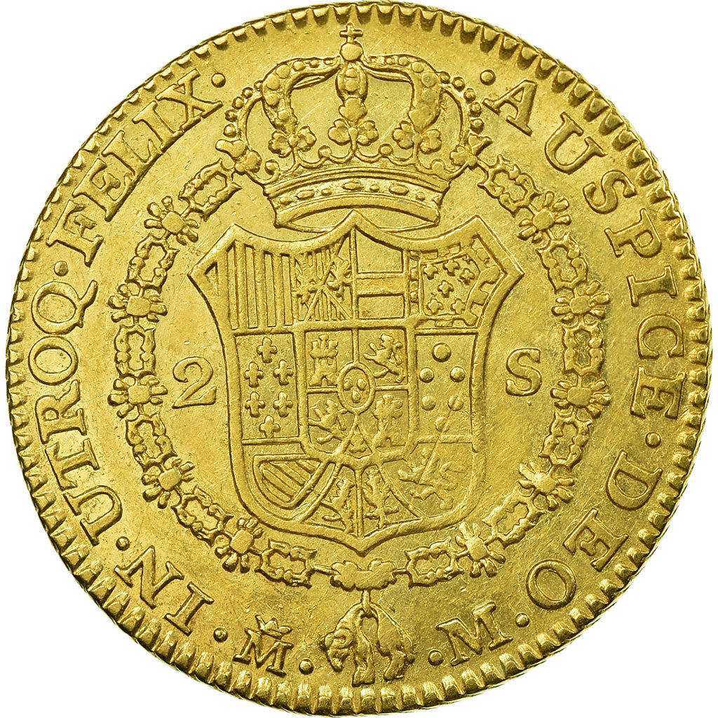 Münze, Spanien, Charles III, 2 Escudos, 1788, Madrid, SS, Gold, KM:417.1a