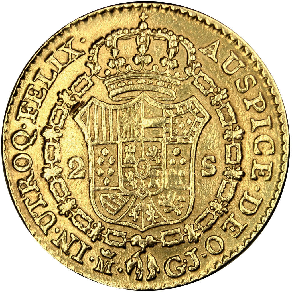 Spagna, Ferdinand VII, 2 Escudos, 1813, Madrid, BB, Oro, KM:480
