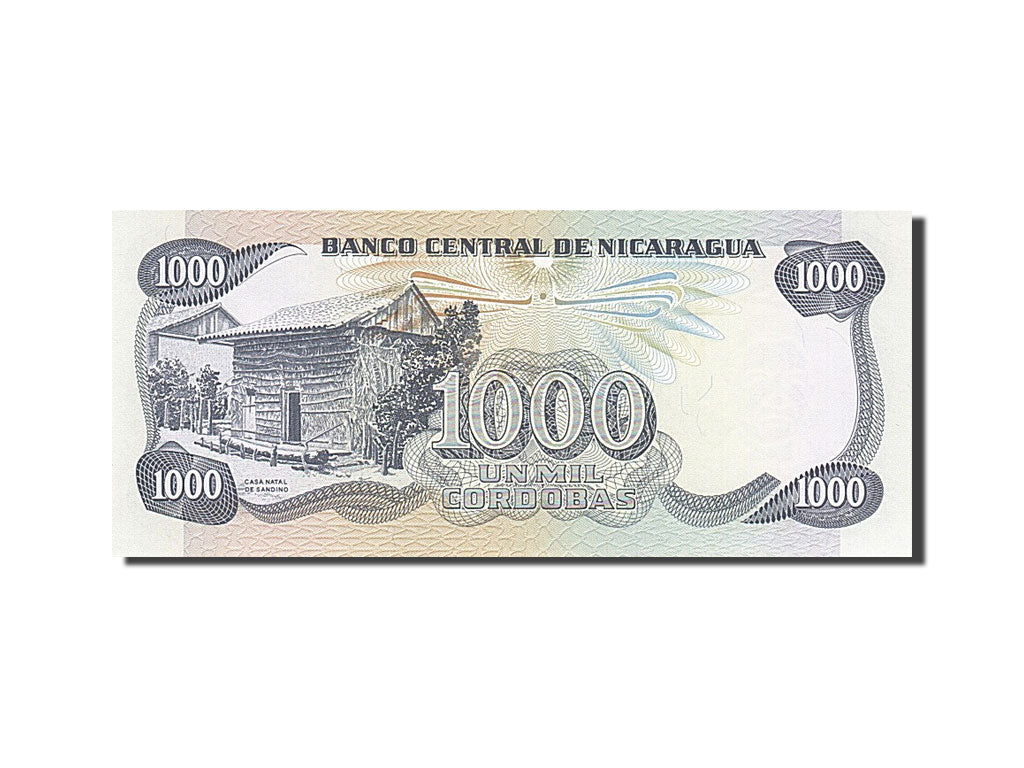 Banconote, Nicaragua, 1000 Cordobas, 1987, FDS